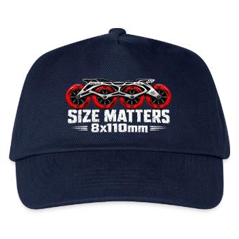 Size Matters 8x110mm Speedskating - Kinder Basecap - Navy - Vorne
