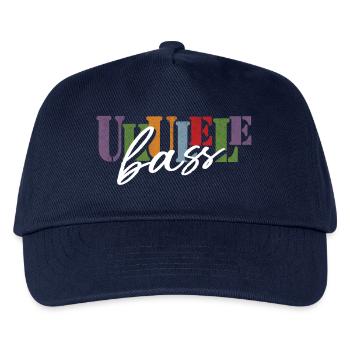 Ukulele Bass - Kinder Basecap - Navy - Vorne