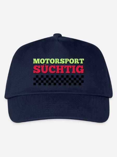 Motorsport Süchtig - Kinder Basecap - Navy