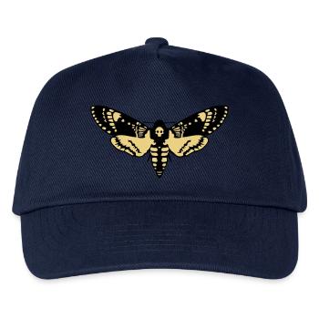 Sphinx tête de mort butterfly skull - Casquette de baseball Enfant - marine - Devant