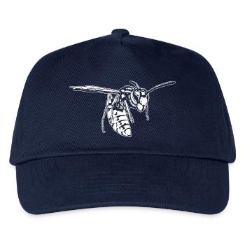 Cool Guêpe Insecte Croquis Guêpe graphique Amoureux des animaux - Casquette de baseball Enfant - marine - Devant