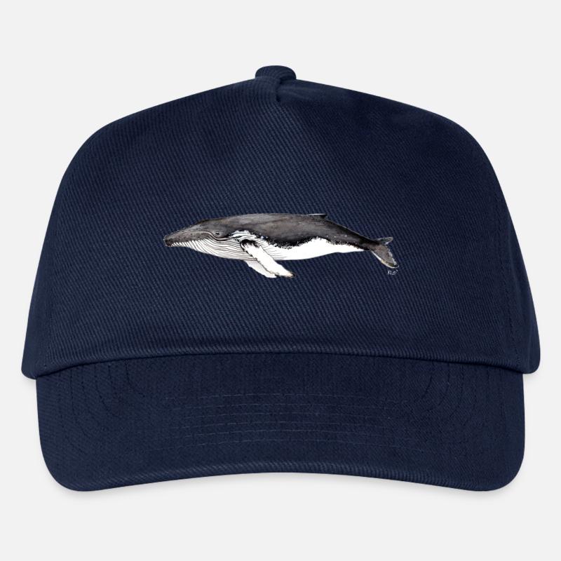 Buckelwal - Buckelwal - Jubarte - Kinder Basecap - Navy