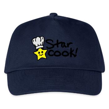star_cook_design_t3 - Kinder Basecap - Navy - Vorne