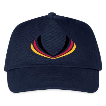 Drapeau de bande Allemagne - Casquette de baseball Enfant - marine - Devant