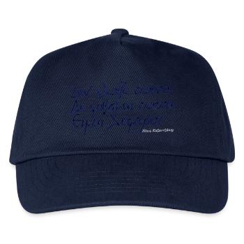Ich fürchte nichts! - Kinder Basecap - Navy - Vorne