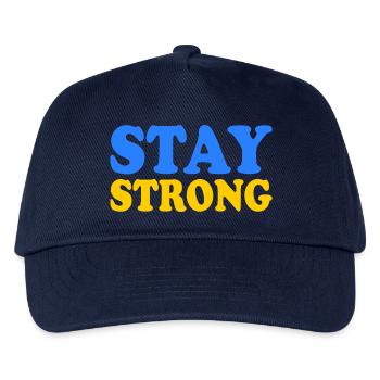 Stay strong - Casquette de baseball Enfant - marine - Devant
