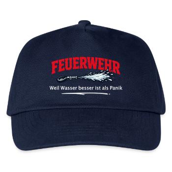 Feuerwehr Lösch Spruch - Kinder Basecap - Navy - Vorne