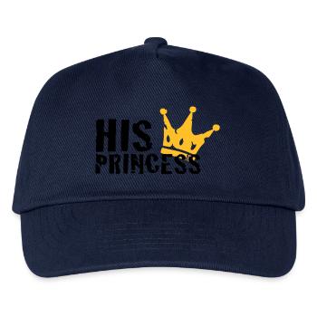 Sa princesse - Casquette de baseball Enfant - marine - Devant