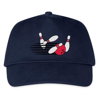 Fast Bowling Throw - Kids’ Baseball Cap - navy - Front