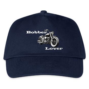 Bobber Lover blanc - Casquette de baseball Enfant - marine - Devant