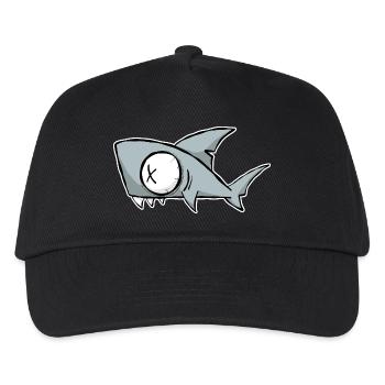 DRÔLE de REQUIN. STYLE BANDE DESSINÉE POUR L’ÉTÉ, LA PLAGE, LA MER - Casquette de baseball Enfant - noir - Devant