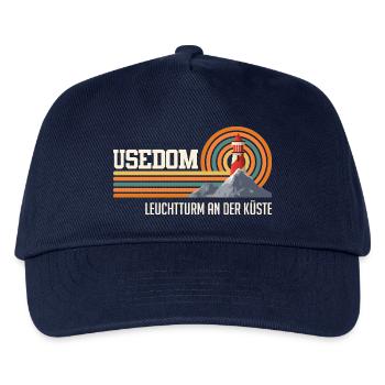 USEDOM LIGHTHOUSE ON THE COAST Fun - Kids’ Baseball Cap - navy - Front