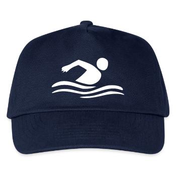 Schwimmen Schwimmer - Kinder Basecap - Navy - Vorne