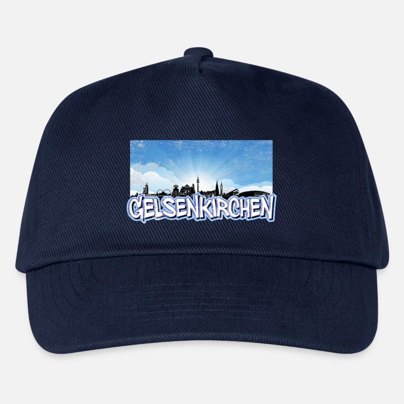 Gelsenkirchen Skyline - Kinder Basecap - Navy