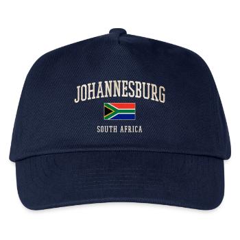 Johannesburg Südafrika Vintage - Kinder Basecap - Navy - Vorne