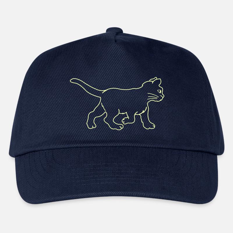 katze - Kinder Basecap - Navy