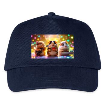 Guinea Pig Band – Disco Edition - Kids’ Baseball Cap - navy - Front