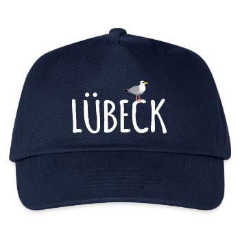 Lübeck Möwe - Kinder Basecap - Navy - Vorne