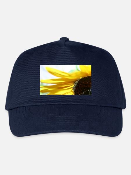 Sonnenblume - Kinder Basecap - Navy
