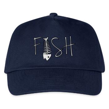 Fish - Kids’ Baseball Cap - navy - Front