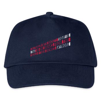 drinks from enemies skulls - Kinder Basecap - Navy - Vorne
