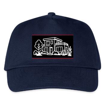 Maison Villa Propriété - Casquette de baseball Enfant - marine - Devant