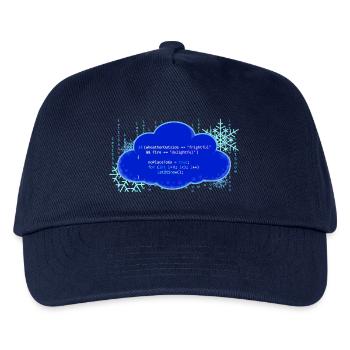 LetItSnow(); - Kinder Basecap - Navy - Vorne