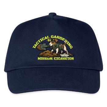 Tactical Garden Dog: Mission Excavation - Kids’ Baseball Cap - navy - Front