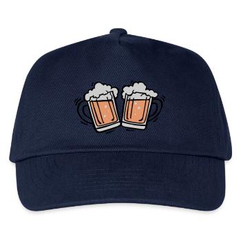 Bier - Kids’ Baseball Cap - navy - Front