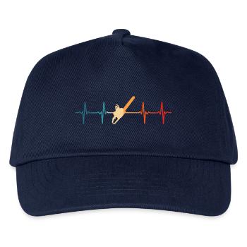 Lumberjack Heartbeat Chainsaw Lumberjack - Kids’ Baseball Cap - navy - Front
