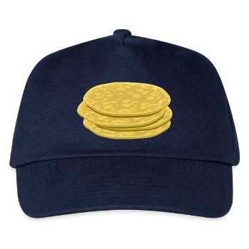 pancake pancakes crepes breakfast breakfast18 - Kids’ Baseball Cap - navy - Front