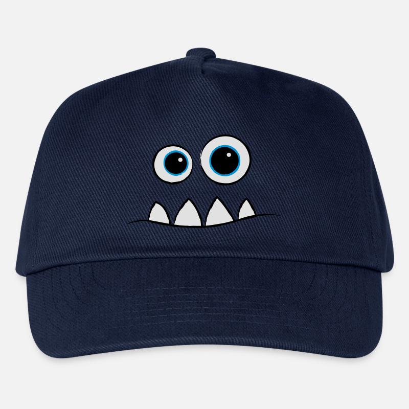 Monster Face - Kinder Basecap - Navy