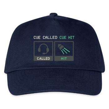 Theatertechnik-crew Bühnentechniker Ton - Kinder Basecap - Navy - Vorne