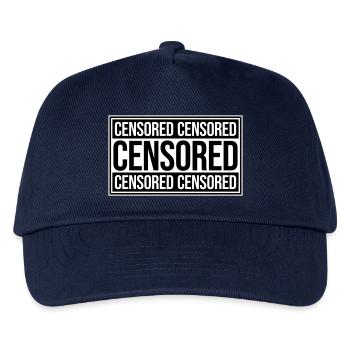 Déclaration drôle censurée Logo de la liberté - Casquette de baseball Enfant - marine - Devant