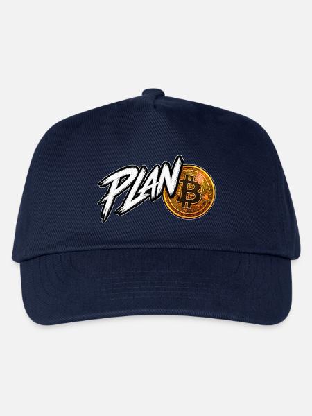 Plan Bitcoin - Kinder Basecap - Navy