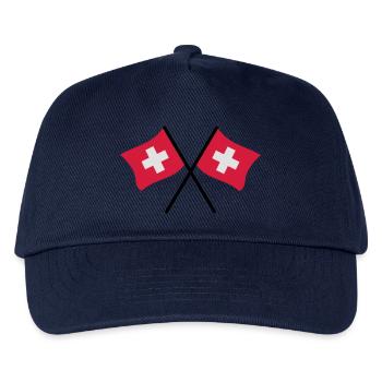 Swiss Flag - Kids’ Baseball Cap - navy - Front