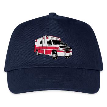 Ambulance / Rettungswagen - Kinder Basecap - Navy - Vorne