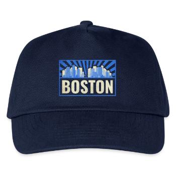 Boston USA - Kids’ Baseball Cap - navy - Front