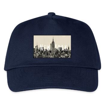 New York skyline - Kinder Basecap - Navy - Vorne