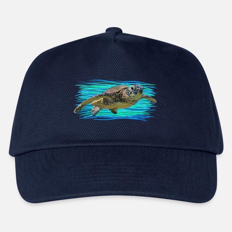 Schildkröte - Kinder Basecap - Navy