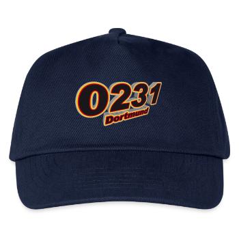 0231 Dortmund - Kids’ Baseball Cap - navy - Front