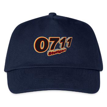 0711 Stuttgart - Kids’ Baseball Cap - navy - Front