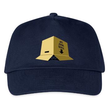 A moving box - Kids’ Baseball Cap - navy - Front