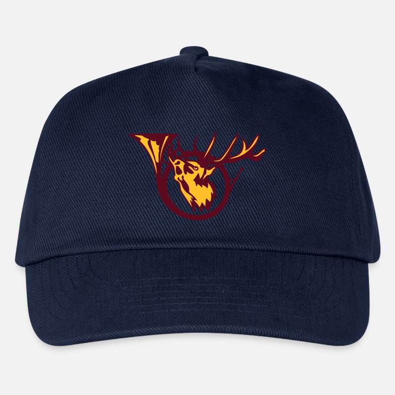 Rotwild-Jagdhorn-Logo Jagd deer 1 - Kinder Basecap - Navy