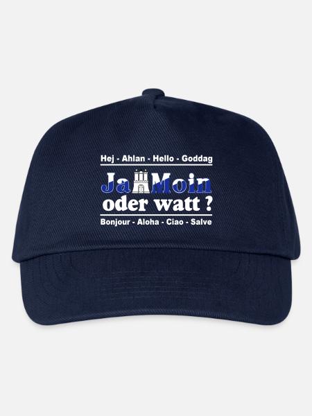 Hamburg , Tradition , Fan , Ja Moin oder watt (25) - Kinder Basecap - Navy