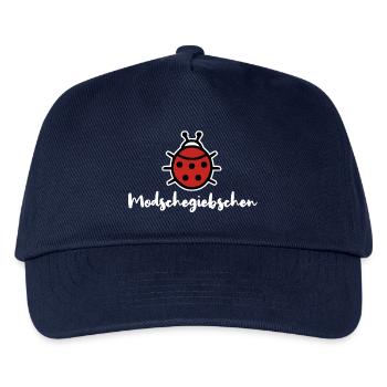Modschegiebchen Marienkäfer Sächsisch Dialekt - Kinder Basecap - Navy - Vorne