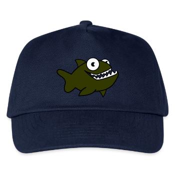 piranha 01 - Kinder Basecap - Navy - Vorne