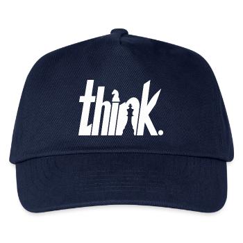 Schach Think - Kinder Basecap - Navy - Vorne