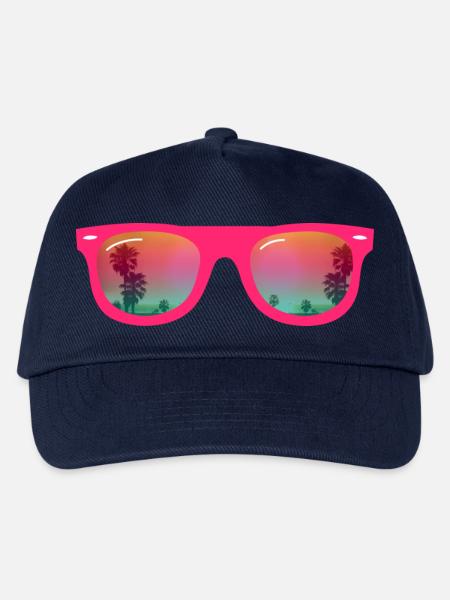 Sommer Sonnenbrille - Kinder Basecap - Navy