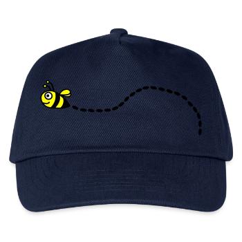 Biene - Kinder Basecap - Navy - Vorne